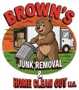Brown's Junk Removal & Home Cleanout logo